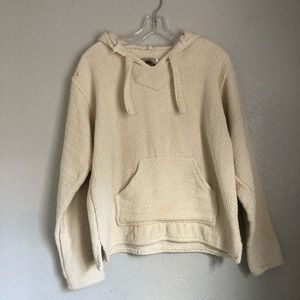 Earth Rags Hoodie -solid cream